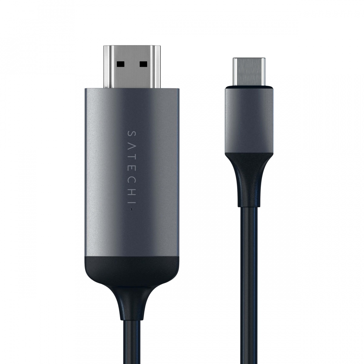 SATECHI – Cable USB Type-C vers HDMI 4K @60Hz Gris Anthracite