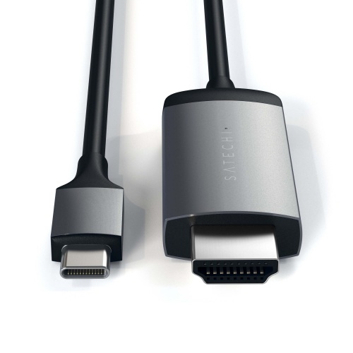 Câble HDMI Type-C 4K Gris Anthracite