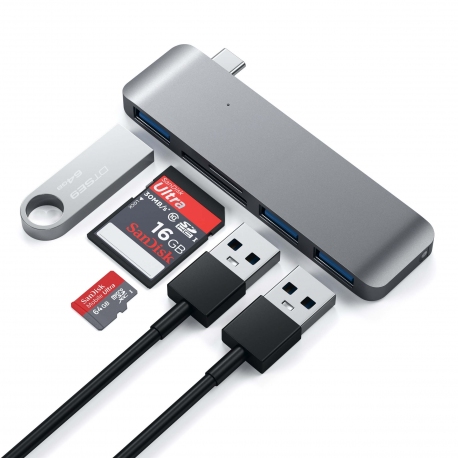 Type-C USB 3.0 3-in-1 Combo Hub