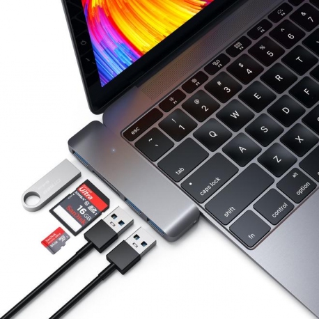 Type-C USB 3.0 3-in-1 Combo Hub