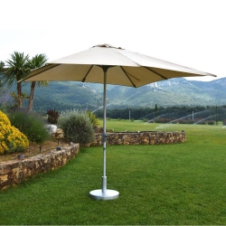 Parasol Summer 3 x 3m Mât Alu Rond Ø48mm ép 1.2mm