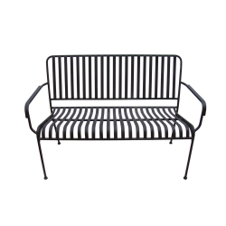 Banc  MOZAIK empilable en métal 123 x 57 cm sans coussin