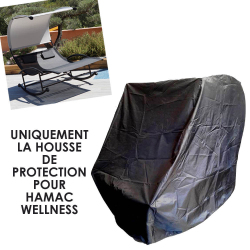 Housse de protection PVC  couleur noire hamac double Wellness