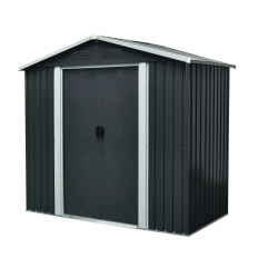 Parasol Automatique LED Solaire Luxury Ø300cm Mât Alu Ø48mm, Toile 200g Gris