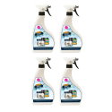 Lot de 4 Spray désinfectant virucide bactéricide 750ml - Efficacité prouvée contre les virus et bactéries - Made in France