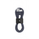 Câble avec Connecteur USB vers Lightning (1.2m) - BELT - Indigo