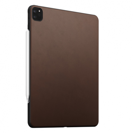 Protective Leather Back Cover for iPad Pro 12.9 (2020) - Brown