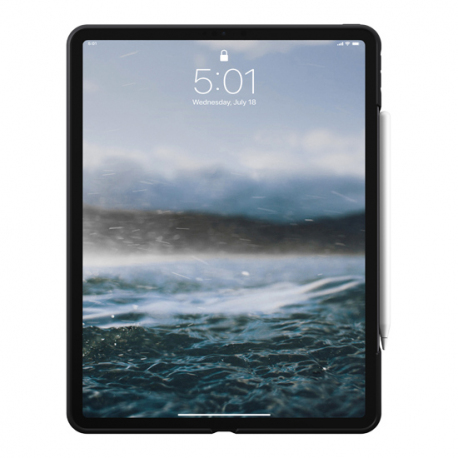 Coque de Protection Arrière en Cuir pour iPad Pro 12.9 (2020) - Marron