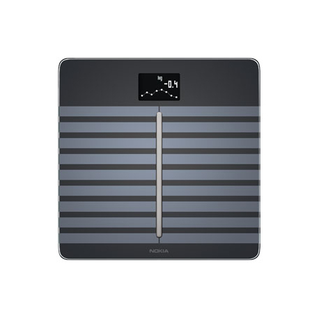 Body Cardio Connected Scale with Body Composition Analysis and Cardiovascular Control - Black