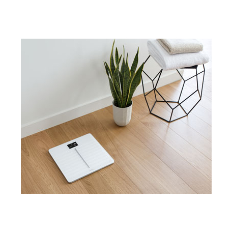 Body Cardio Connected Scale with Body Composition Analysis and Cardiovascular Control - White