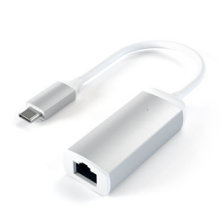 Adaptateur Aluminium Type-C vers Ethernet - Argent