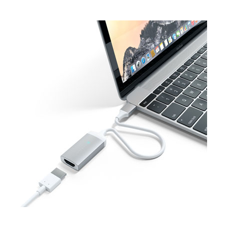 Adaptateur USB Type-C vers HDMI adapter 4K @60HZ - Argent