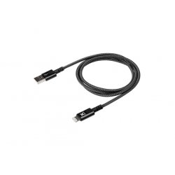 Câble avec Connecteur USB vers Lightning (1m) - Noir