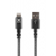 Cable with USB to Lightning Connector (1m) - Black