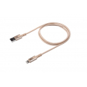 Cable with USB to Lightning Connector (1m) - Gold