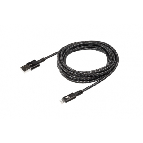 Cable with USB to Lightning Connector (3m) - Black