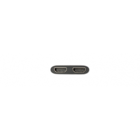 Hub USB-C vers 2x HDMI - Gris