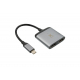 USB-C to 2x HDMI Hub - XTORM - Gray