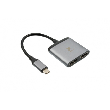 Hub USB-C vers 2x HDMI - Gris