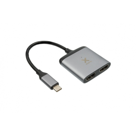 USB-C to 2x HDMI Hub - XTORM - Gray