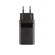 Chargeur de voyage Lightning 18W pour smartphones et tablettes - Noir