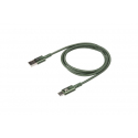 Cable with USB connector to USB-C (1m) - Green