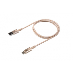 Cable with USB connector to USB-C (1m) - Gold