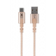 Cable with USB connector to USB-C (1m) - Gold