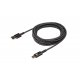 Cable with USB connector to USB-C (3m) - Black