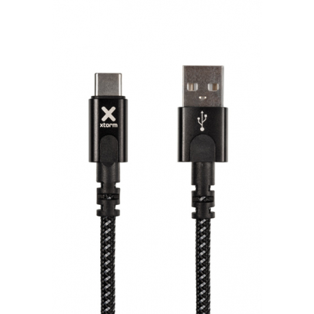 Câble avec connecteur USB vers USB-C (3m) - Noir
