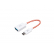 Mini Adaptateur USB-C vers USB femelle - Orange