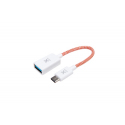 Mini Adaptateur USB-C vers USB femelle - Orange