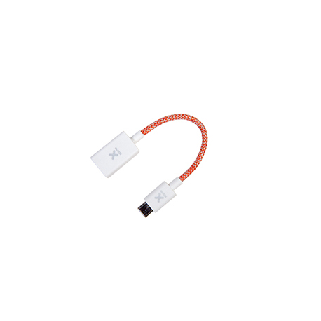 Mini Adaptateur USB-C vers USB femelle - Orange