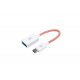 Mini Adaptateur USB-C vers USB femelle - Orange