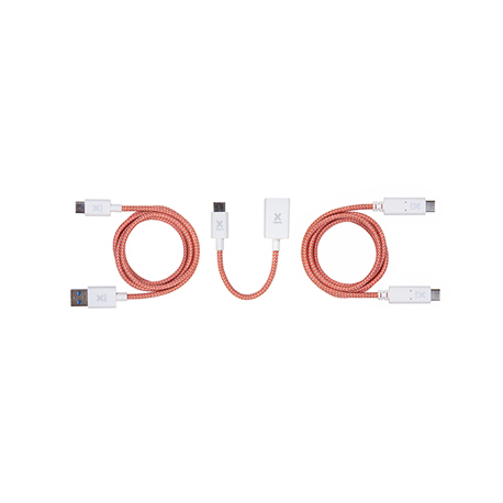 Mini Adaptateur USB-C vers USB femelle - Orange