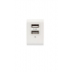 Chargeur secteur prise double USB + 1 câble USB vers USB-C