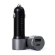 USB-C Cigarette Lighter Socket - Power 72W - Dark Gray