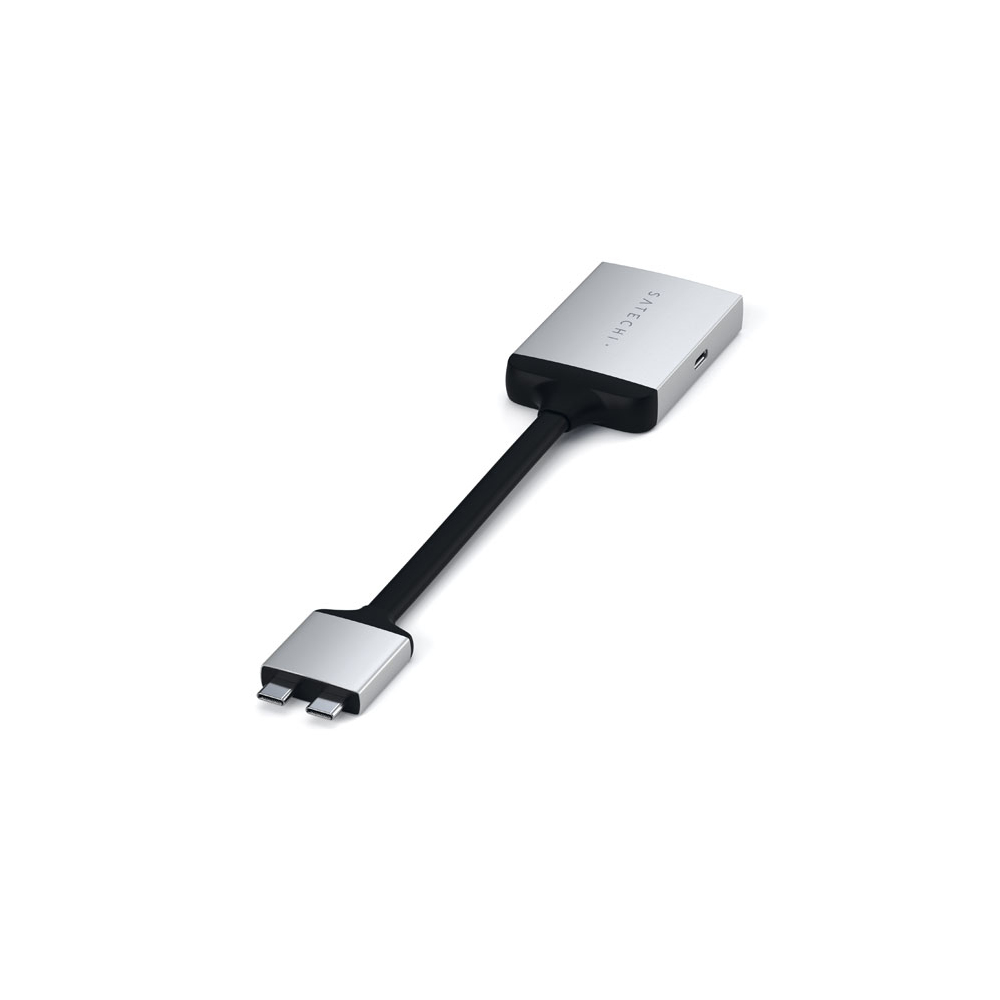 SATECHI - Adaptateur HDMI Double USB-C - Argent