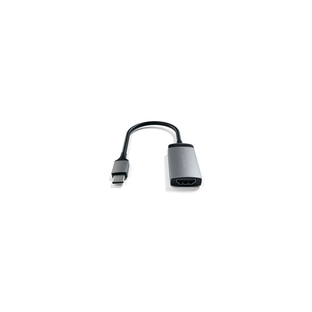 Adaptateur USB-C vers HDMI - 4K @ 60Hz - Aluminium - Gris