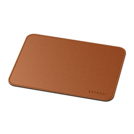 Eco-Friendly Leather Mouse Pad - Brown
