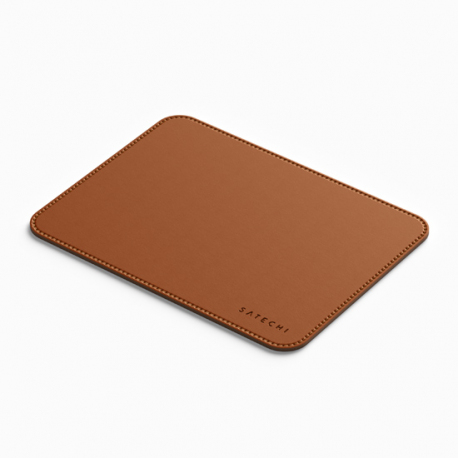 Eco-Friendly Leather Mouse Pad - Brown