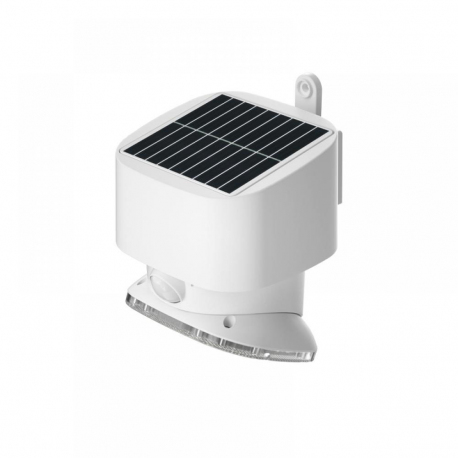 Applique murale solaire rotative blanc naturel