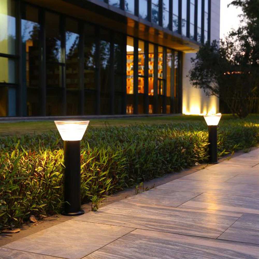 80cm lumiere solaire jardin, lampe de jardin exterieur sur pied