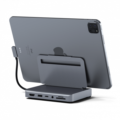 ALUMINIUM STAND HUB IPAD PRO SPACE GRAY