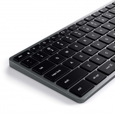 CLAVIER SLIM W3 FILAIRE USB-C QWERTY - SPACE GRAY