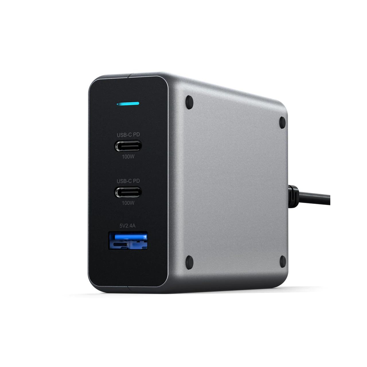 CHARGEUR MURAL 100W USB-C PD SPACE GRAY