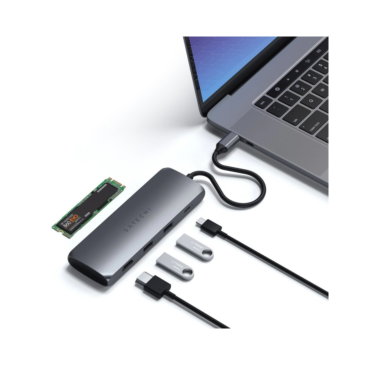 HUB USB-C Multiport Hybride SSD EMP Satechi