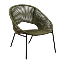 Fauteuil LUNE DE JARDIN Green - Cordes polyester - Dimensions : 68 x 69 x 74 cm