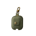 AirSnap AirPod Twill Olive - Coque en Cuir Élégante pour AirPods