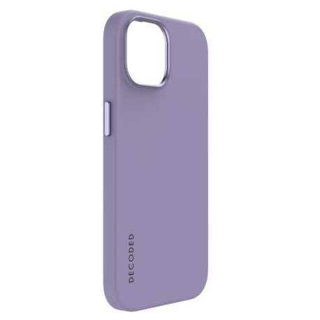Antimicrobial Silicone MagSafe Case for iPhone 15 in Lavender